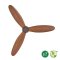 Radar Hugger DC-ceiling fan  132 cm, oil-rubbed bronze, ideal for low ceilings