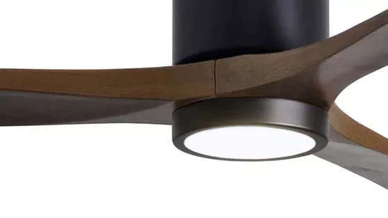 IRENE 3 HUGGER LED - BK - Walnut Tone