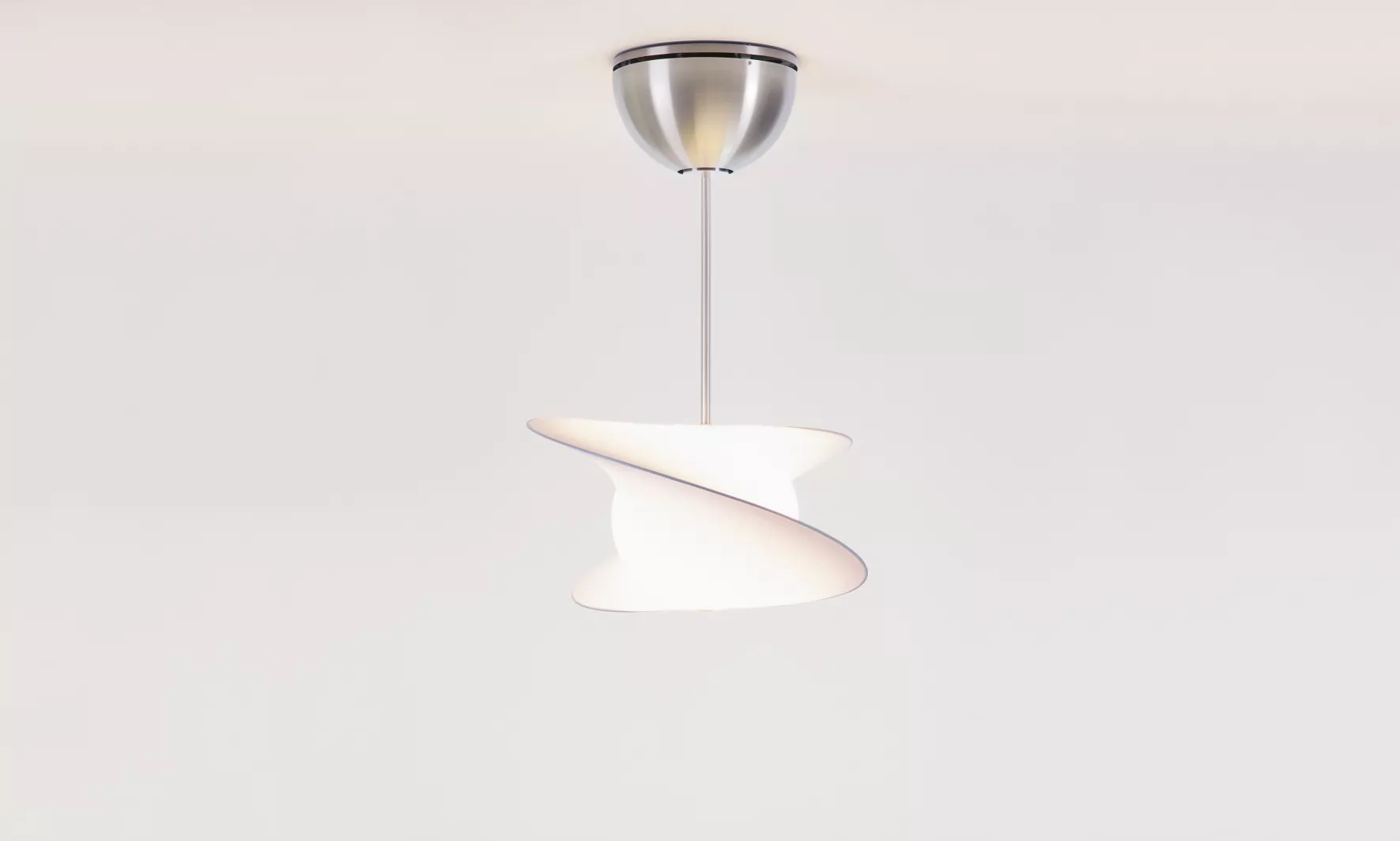 PROPELLER Ventilator von Serein Lighting, Detailaufnahme von Stoffüberzug und Baldachin aus Aluminium PROPELLER Ventilator von Serein Lighting, Detailaufnahme von Stoffüberzug und Baldachin aus Aluminium