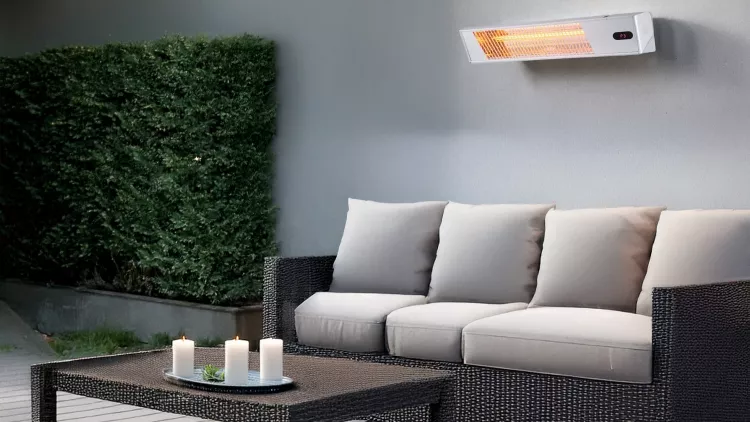 IR Heizung Terrasse Balkon INOX 2000 W WIFI