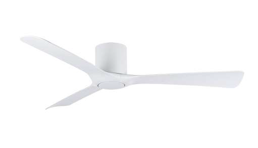 Eleganter DC-Deckenventilator mit WiFi, 8 Stufen und Smart-App-Steuerung. Fresno Blanco – leise, effizient und ideal für niedrige Decken.