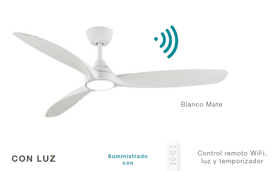 Seaforth_MINI_LED Silencioso para pequeños dormitorios