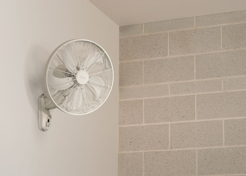 GLIDE DC 18IN WALL FAN BK 6SP RC