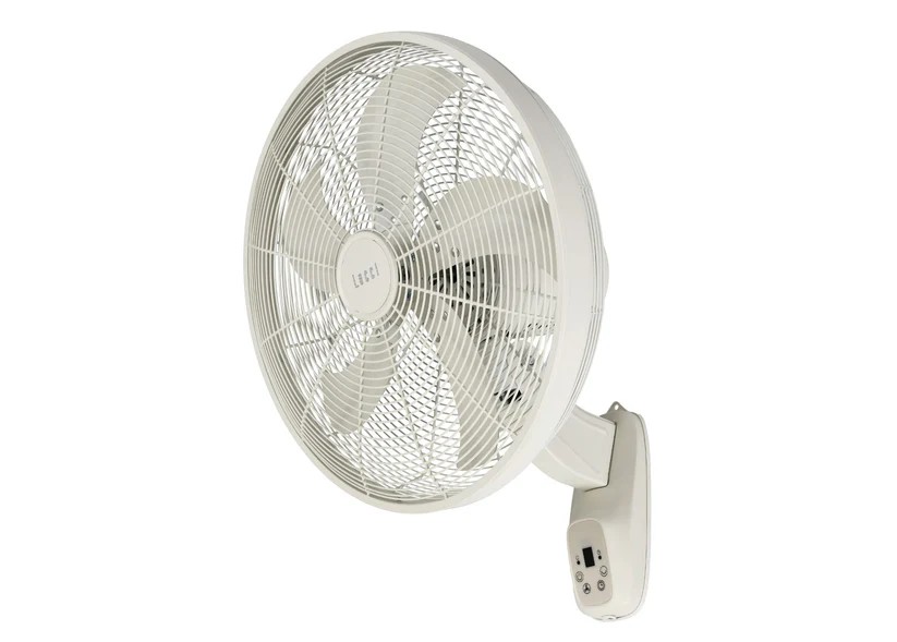 GLIDE DC 18IN WALL FAN BK 6SP RC