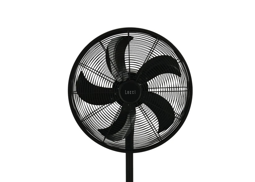 Glide DC ventilador de Pie, 45 cm Ø schwarz