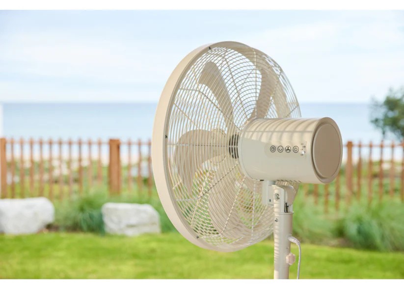 Glide DC Standventilator, 45 cm Ø weiss - Kopf
