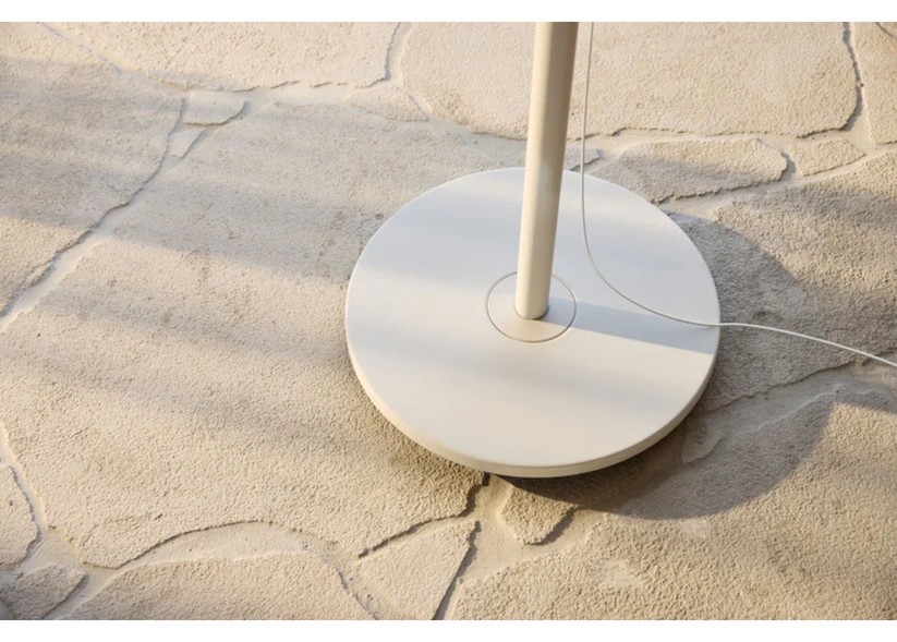 Glide DC Standventilator, 45 cm Ø weiss - massiver Fuss