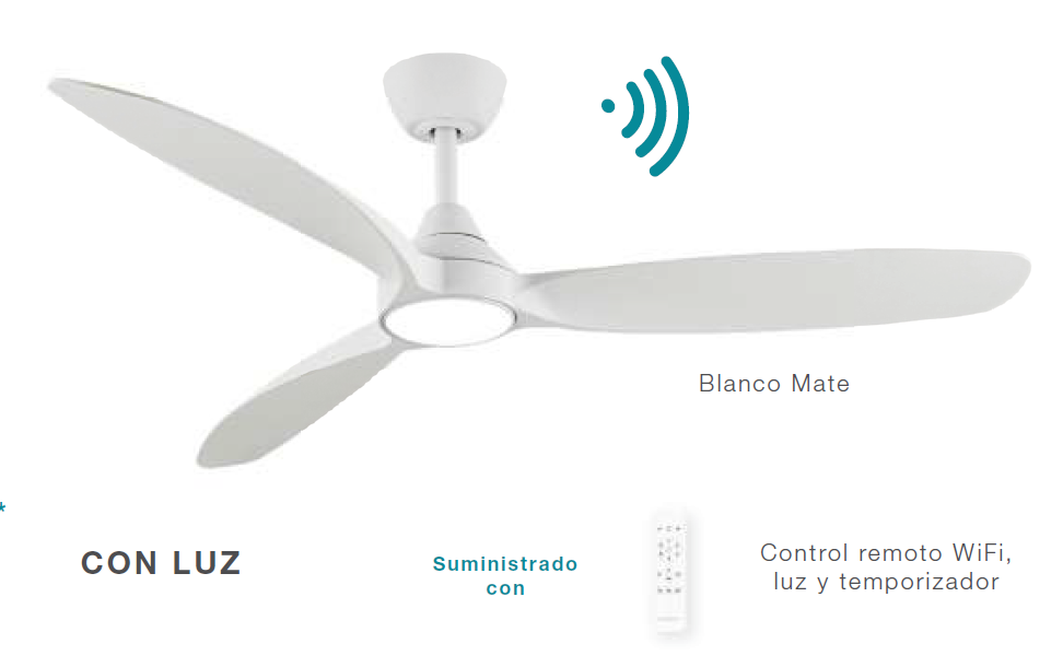 seaforth-142-ventilador-blanco-wifi sparsam leise leistungsstark